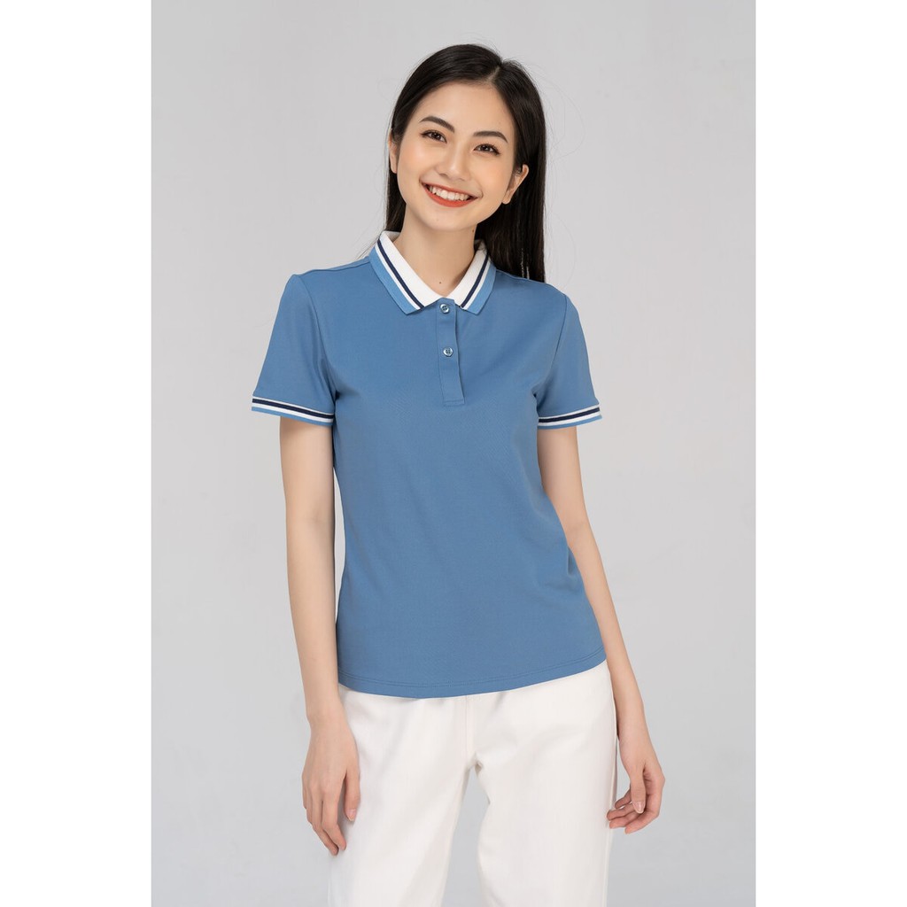 Áo polo nữ YODY áo có cổ chất liệu pique mắt chim thấm hút tốt, mềm mịn APN3706 | BigBuy360 - bigbuy360.vn