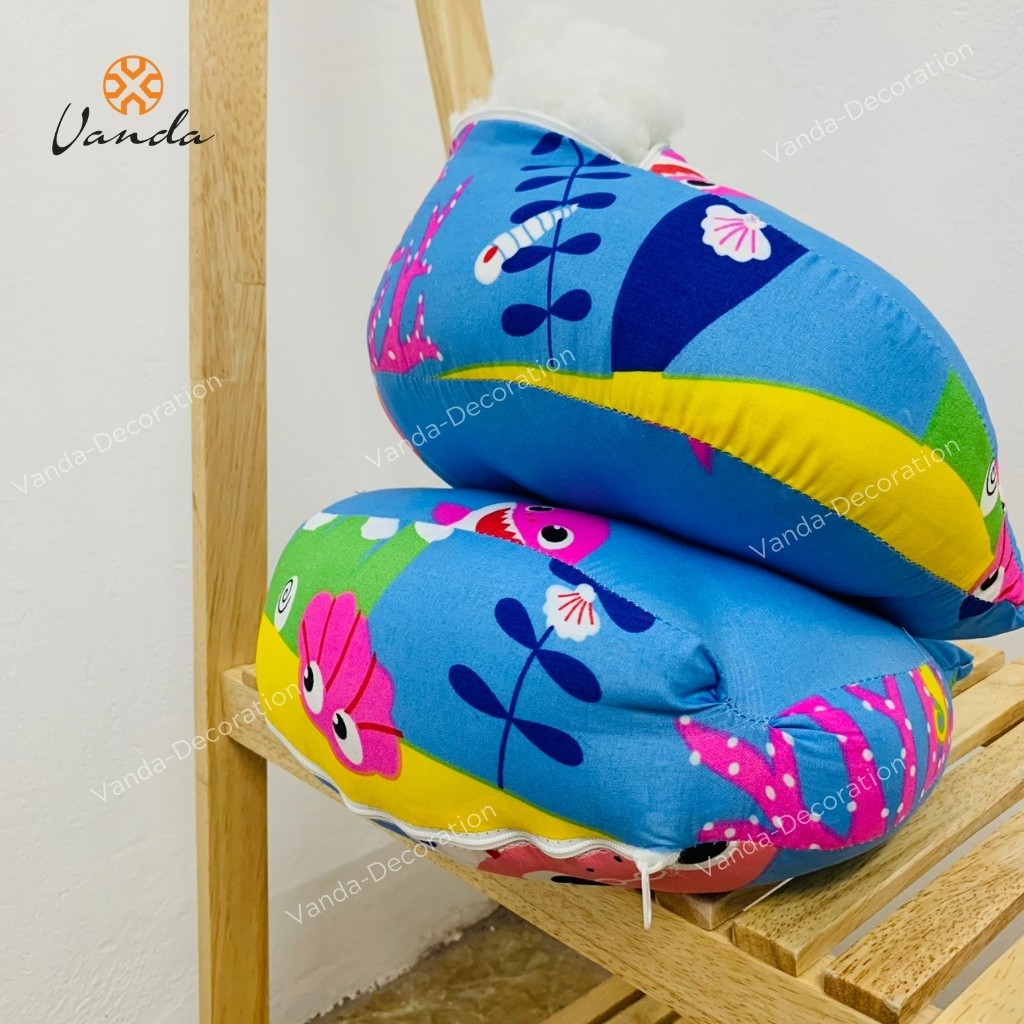 Gối bầu cánh tiên COTTON POLY , gối cho mẹ bầu