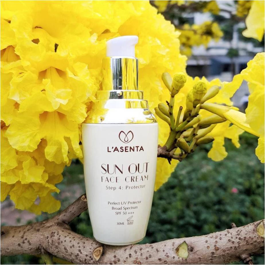 Kem Chống Nắng Vật Lý Bảo Vệ Toàn Diện Lasenta Sun Out Face SPF 50 PA+++ Chống Trôi, Dưỡng Trắng Lên Tone Da