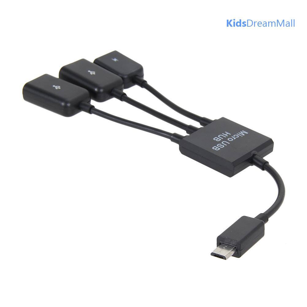SAMSUNG Đầu Chia Cổng Otg 3 Trong 1 Tiện Dụng Chất Lượng Cao