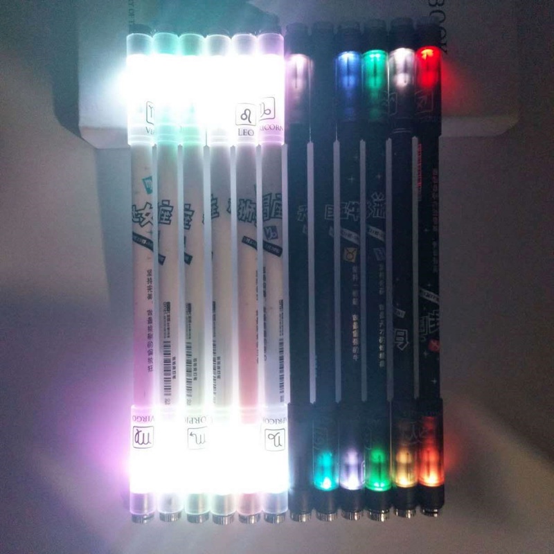 Bút Bi Xoay Có Đèn LED Vui Nhộn Cho Trẻ Em