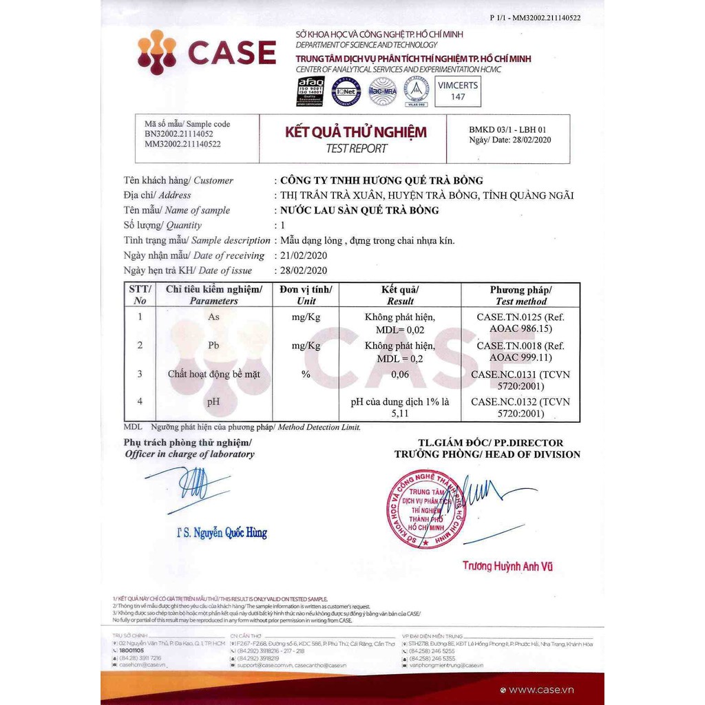 Lau Sàn Quế Lỏng Can 5 Lít, Hương Quế Trà Bồng Lau Trực Tiếp Không Pha Nước