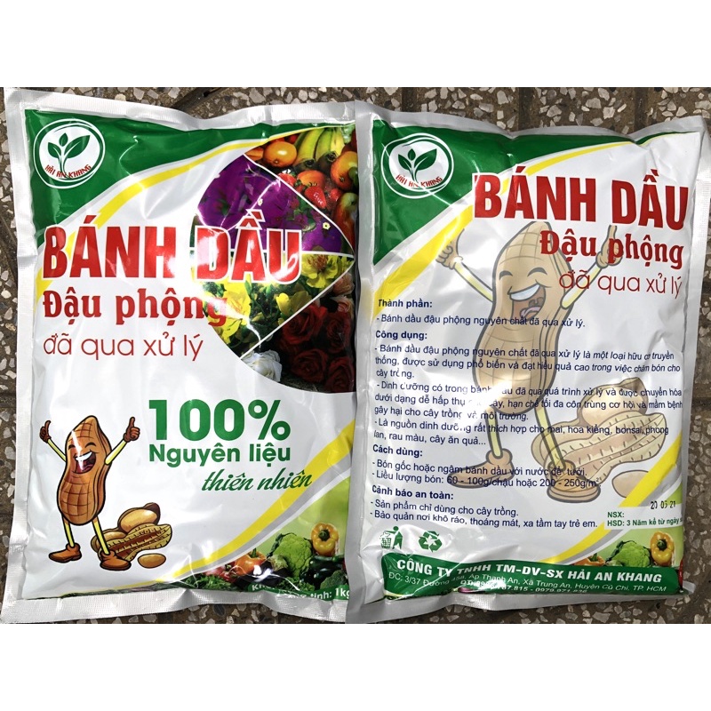 [ 100% Nguyên Chất ] Bánh Dầu Đậu Phộng 1Kg