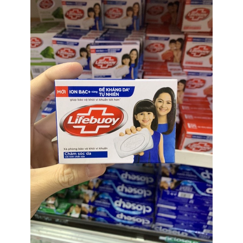 Xà bông cục Lifebuoy 90g đủ màu