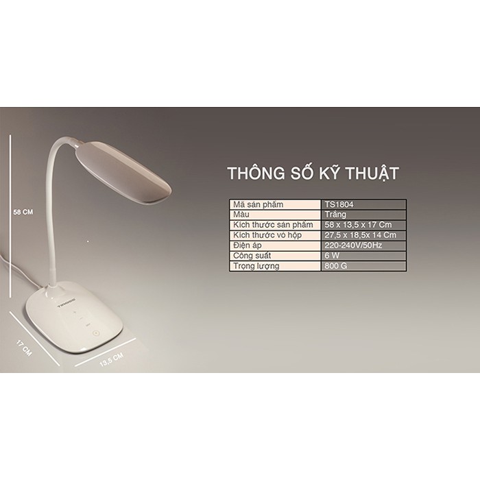 Đèn bàn chống cận Tiross TS1804-TS2248