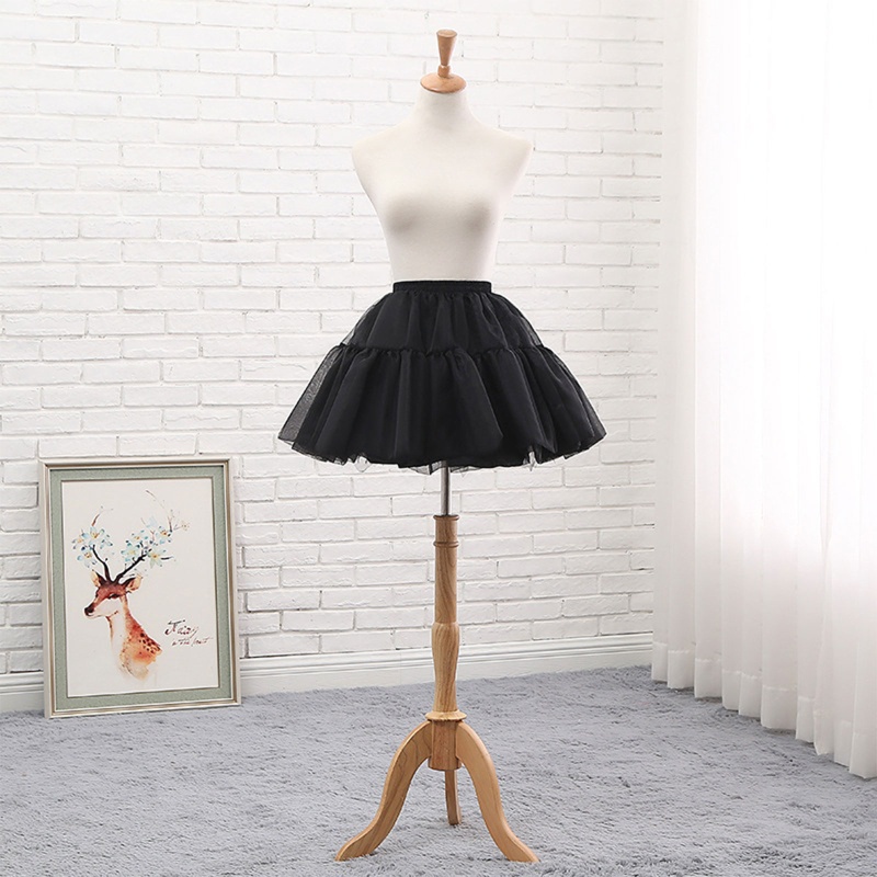 Chân Váy Xòe Ngắn Bằng Vải Organza Bồng Bềnh Cho Nữ