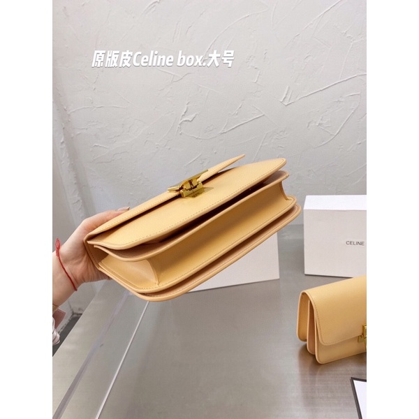 Túi xách ce.line khoá bấm chất da thật hàng ordee