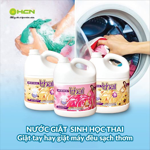 (CHÍNH HÃNG) Nước Giặt Sinh học THAI sạch bay vết bẩn, hương thơm lưu lâu