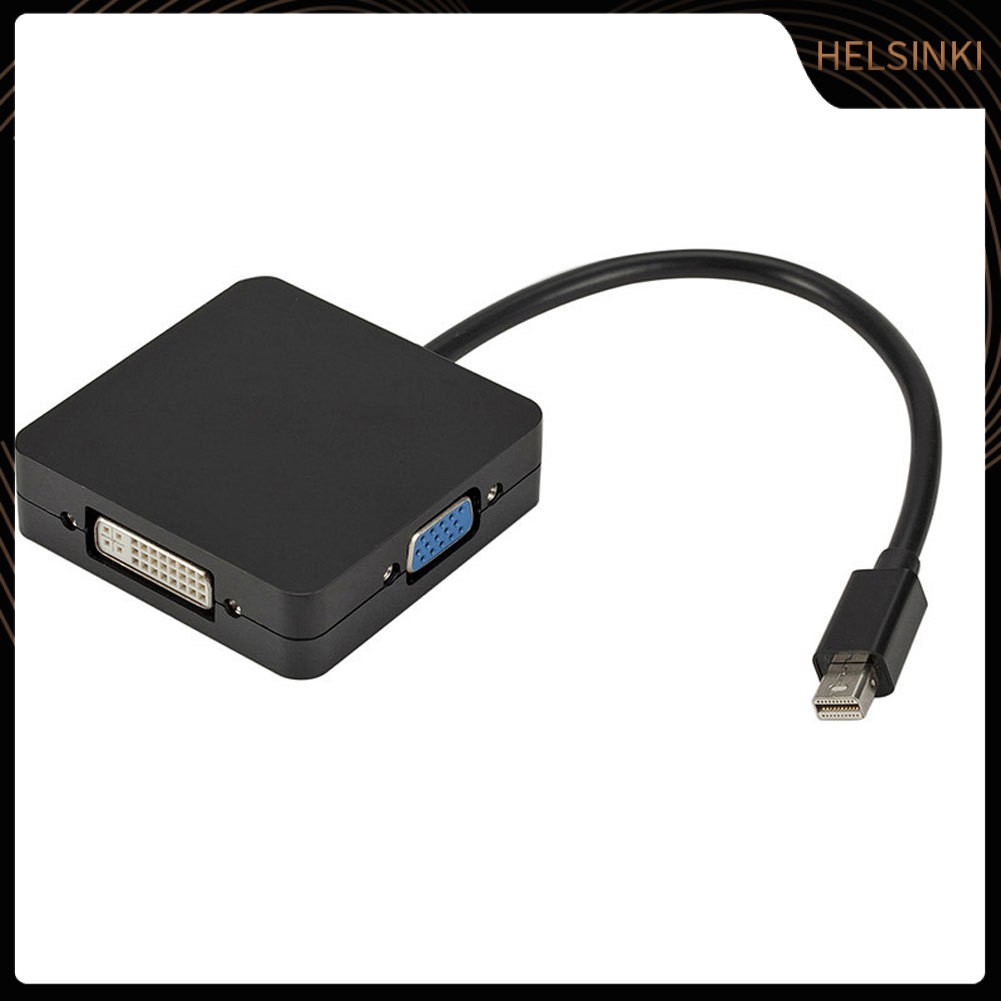 Cáp Chuyển Đổi 3 Trong 1 Từ Cổng Dp Sang Hdmi Vga Dvi Cho Macbook