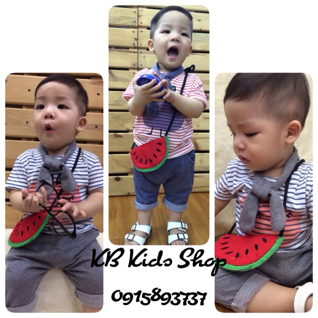Set dưa hấu unisex