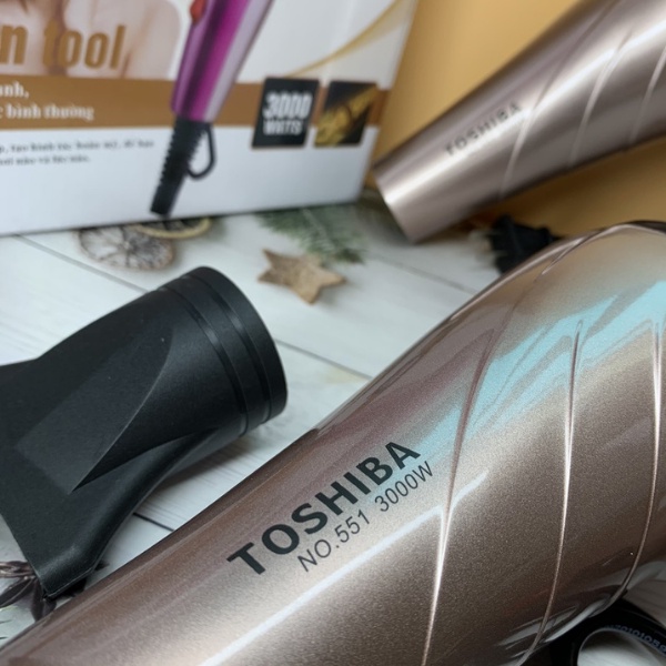 Máy sấy tóc mini tạo kiểu công suất lớn chính hãng 2 chiều toshiba