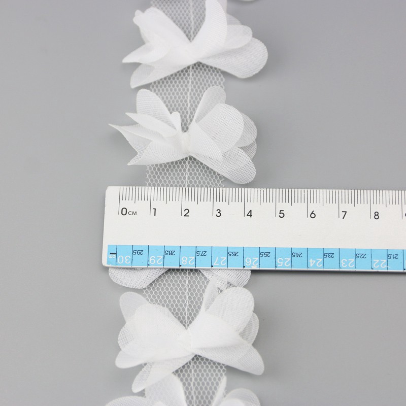Dây Ruy Băng 140 Hoa Hình Bướm 50mm Trang Trí
