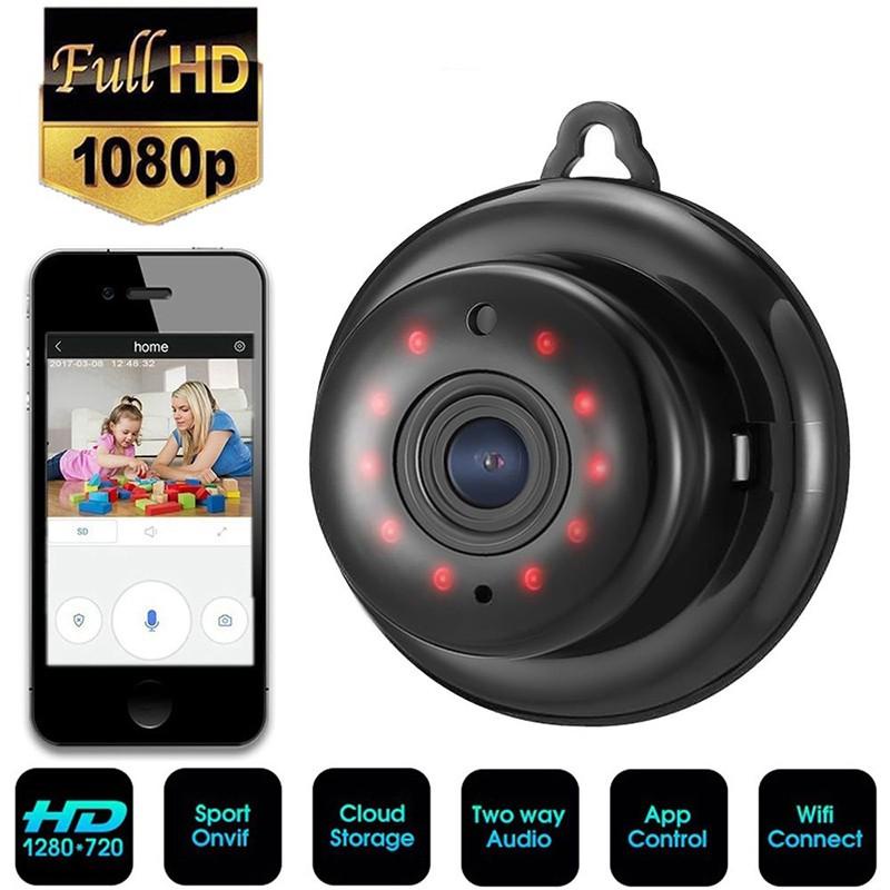 Camera mini kết nối wifi có đèn hông ngoại, quay hành trình, Chống Trộm, Độ Nét Cao