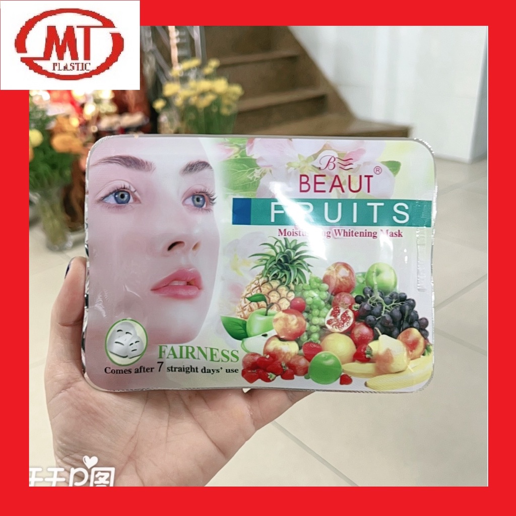 Mặt nạ trái cây dưỡng da Beaut Top thơm, trắng mịn da gói 35g