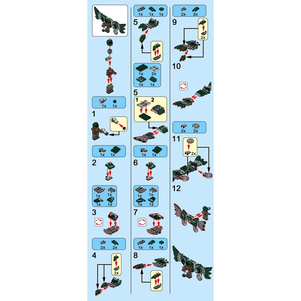 Bộ Đồ Chơi Lắp Ráp Mô Hình Mini