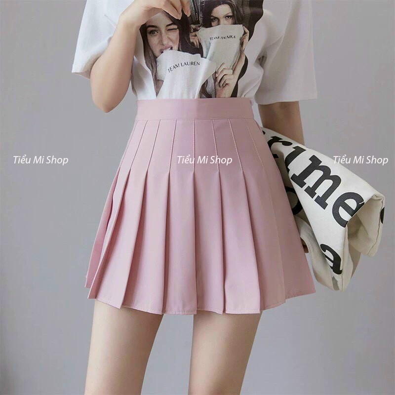 Chân váy xếp ly kiểu tennis, chân váy xếp ly chữ A siêu xinh-Tiểu Mi Shop
