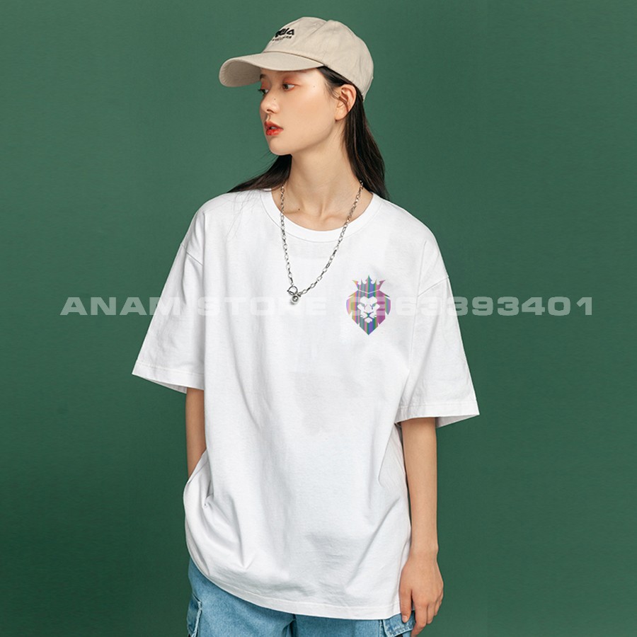 Áo thun phản quang 7 màu Tay lỡ Nam Nữ Sư Tử