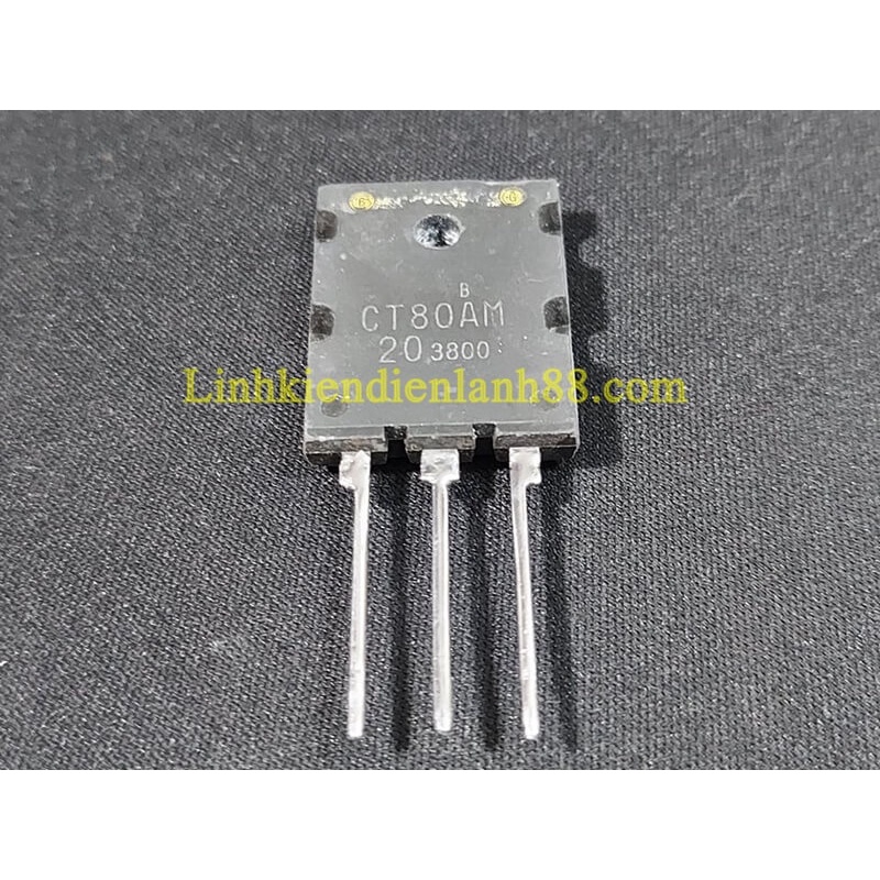 IGBT Kênh-N CT80AM 80A 1000V Bóc Máy Chân Dài.