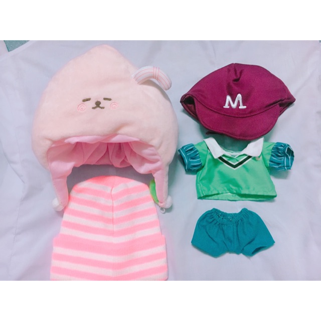 Outfit cho doll 20cm - bộ idol của milkteeth min con bố Jimin, mũ