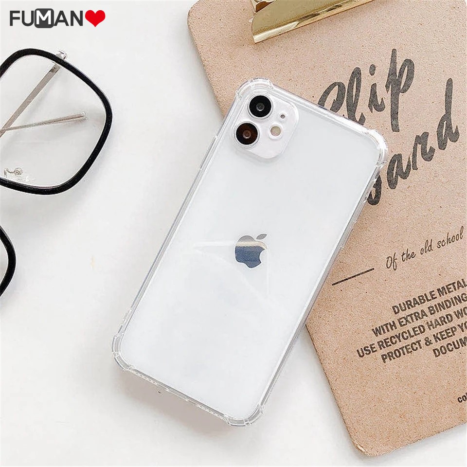 Ốp điện thoại mềm trong suốt chống sốc chống rơi cho iPhone 12 Mini 11 Pro XS Max XR X 8 7 6 6s 5 5s SE 2020 2015