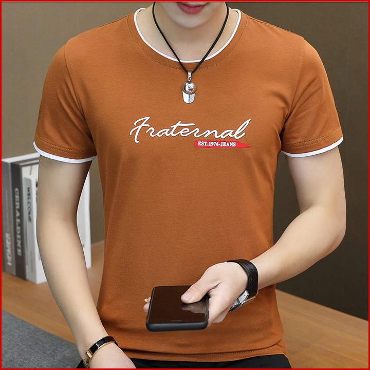 Áo thun nam tay ngắn TN84 lịch lãm dễ phối đồ | BigBuy360 - bigbuy360.vn