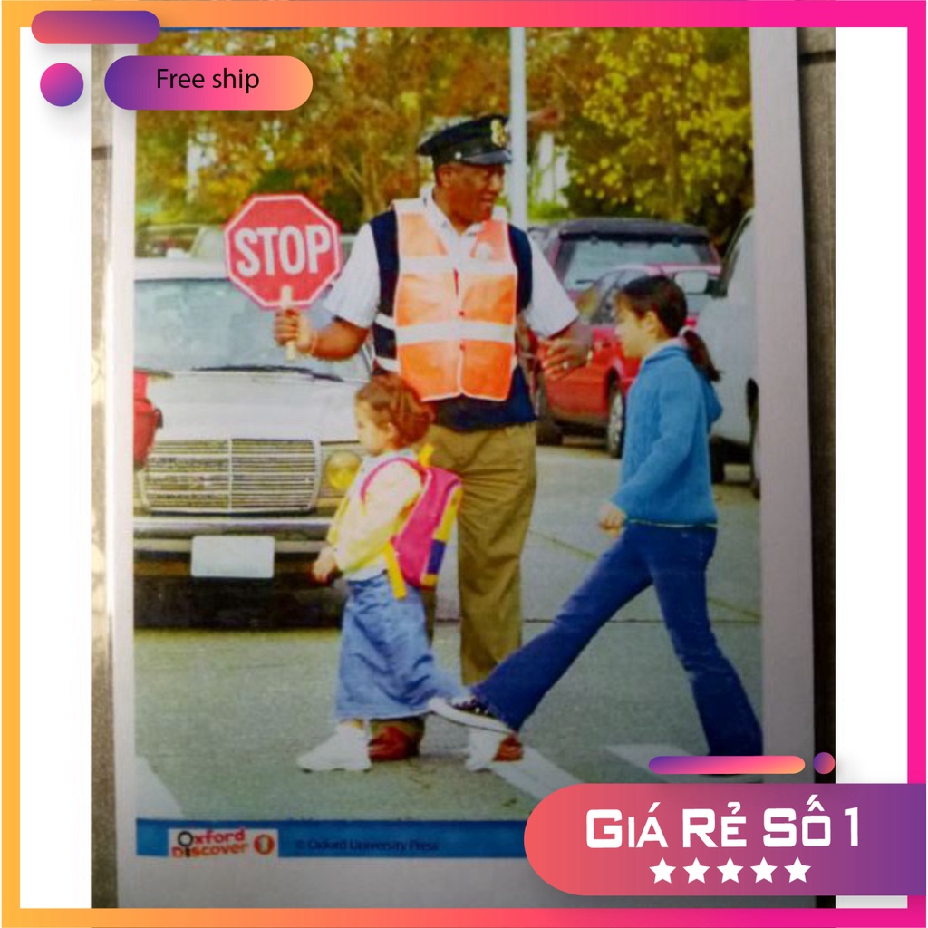 Flashcard Oxford Discover level 1,2 - FLASHCARD dày, đẹp ép plastic bền của oxford discover 1,2