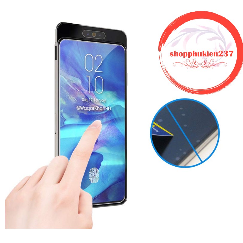 [Freeship toàn quốc từ 50k] Kính Cường Lực Samsung Galaxy A80 Kính Trong Suốt 9H Không Full Màn