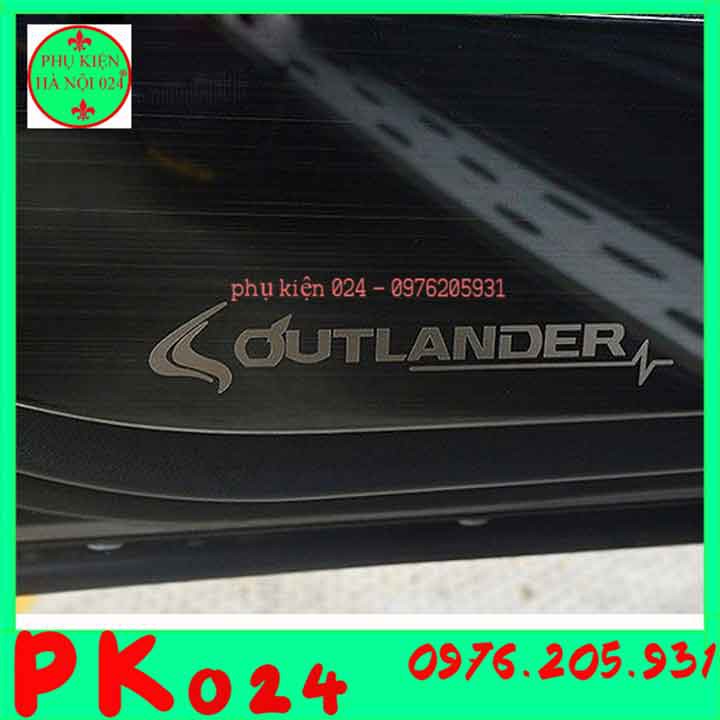 Bộ ốp tapli Outlander 2017-2022 vân Titan chống xước va đập khi mở cửa và làm đẹp xe