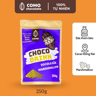 Bột socola sữa marshmallow thơm ngon đậm đà 250g Como Chocolate