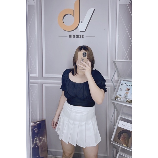 Chân Váy Bigsize dập li chất liệu dày dặn đứng fom dưới 95kg