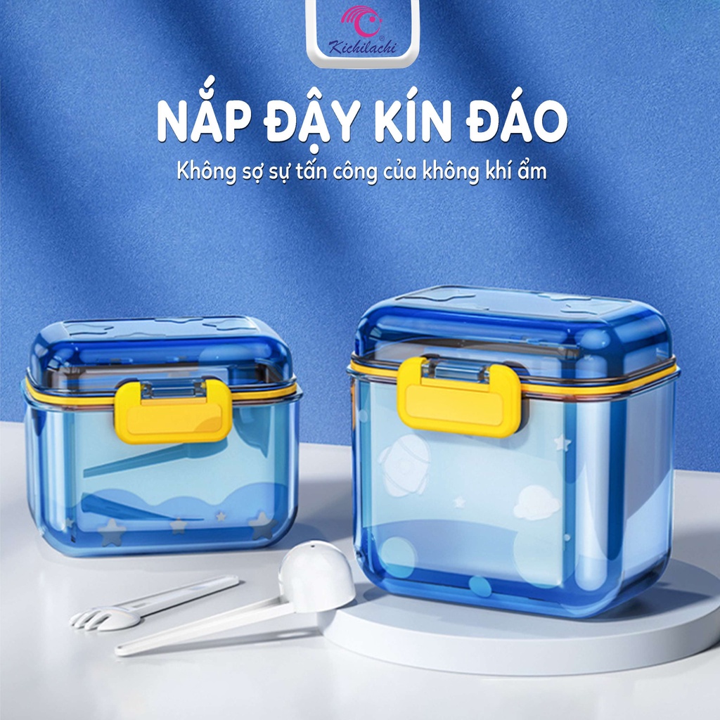 Hộp đựng sữa bột tiện dụng cho bé khi đi chơi, du lịch, sữa bột