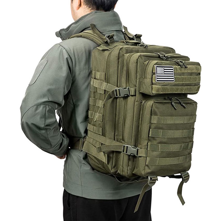 Balo Nylon Phong Cách Quân Đội Cỡ Lớn 50L 1000D Dành Cho Nam