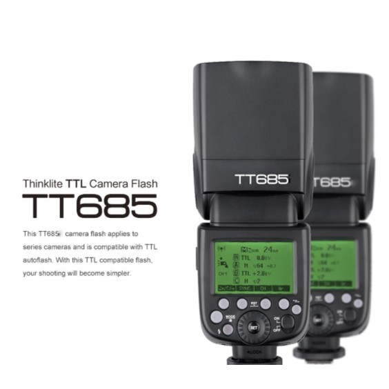 Đèn Flash máy ảnh Godox TT685 (không gồm pin +sạc)