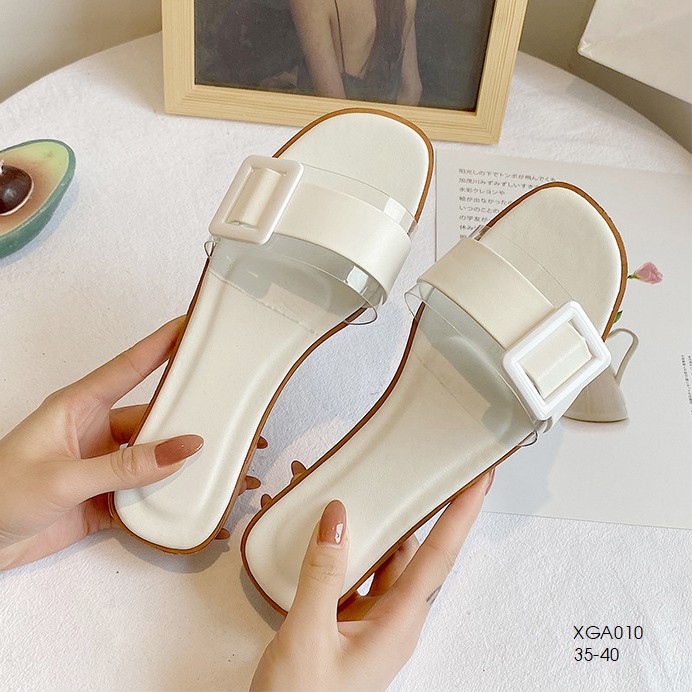 XẢ HÀNG Dép nữ da PU phong cách Hàn Quốc (HÀNG MỚI VỀ) XGA010