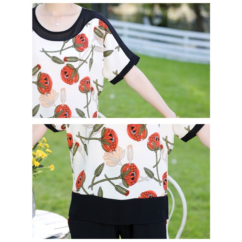 Bộ Đồ Thời Trang Mùa Hè Kiểu Mới Dành Cho Phụ Nữ Trung Niên 2022