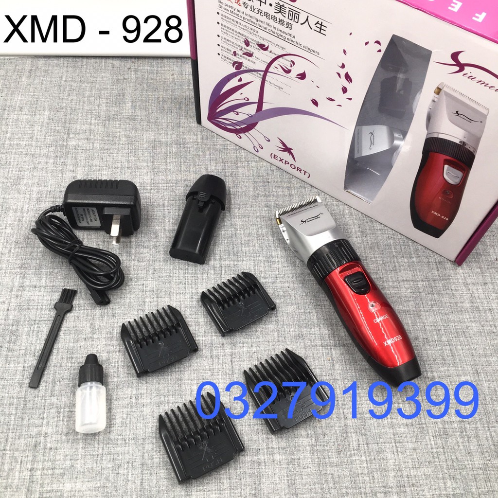 ✅Free Ship✅ Tông đơ cắt tóc 2 pin XMD 928