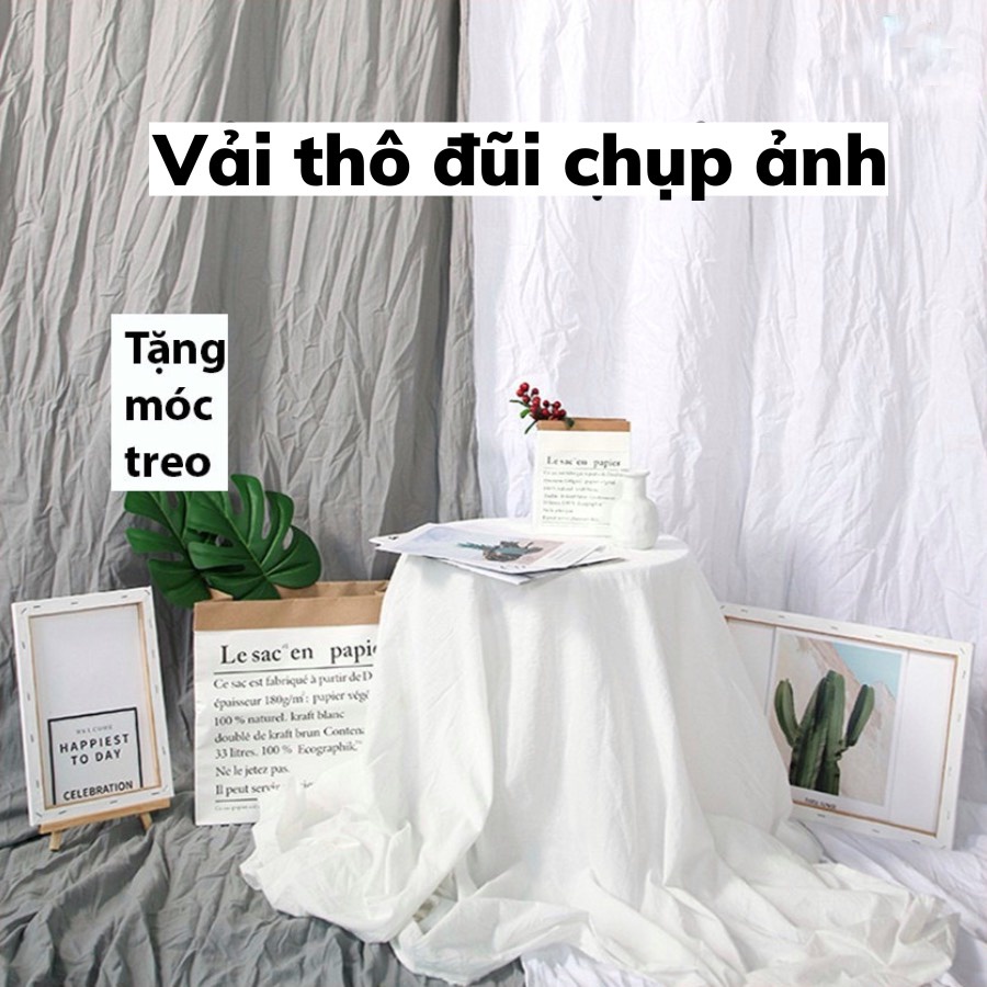 Vải phông nền chụp ảnh, Vải chụp ảnh -  Chất đũi Camcamvintage