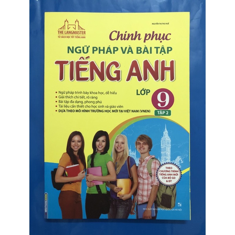 Sách - Chinh phục ngữ pháp và bài tập Tiếng Anh lớp 9 (Combo 2 tập)