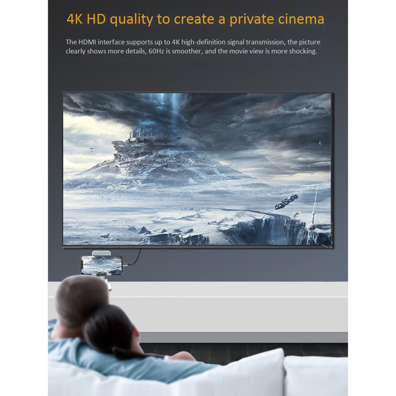 Bộ Chuyển Đổi Cổng Type-C Sang Hdmi 4k 60hz 3.1 Sang Hdmi Hỗ Trợ Máy Tính | BigBuy360 - bigbuy360.vn