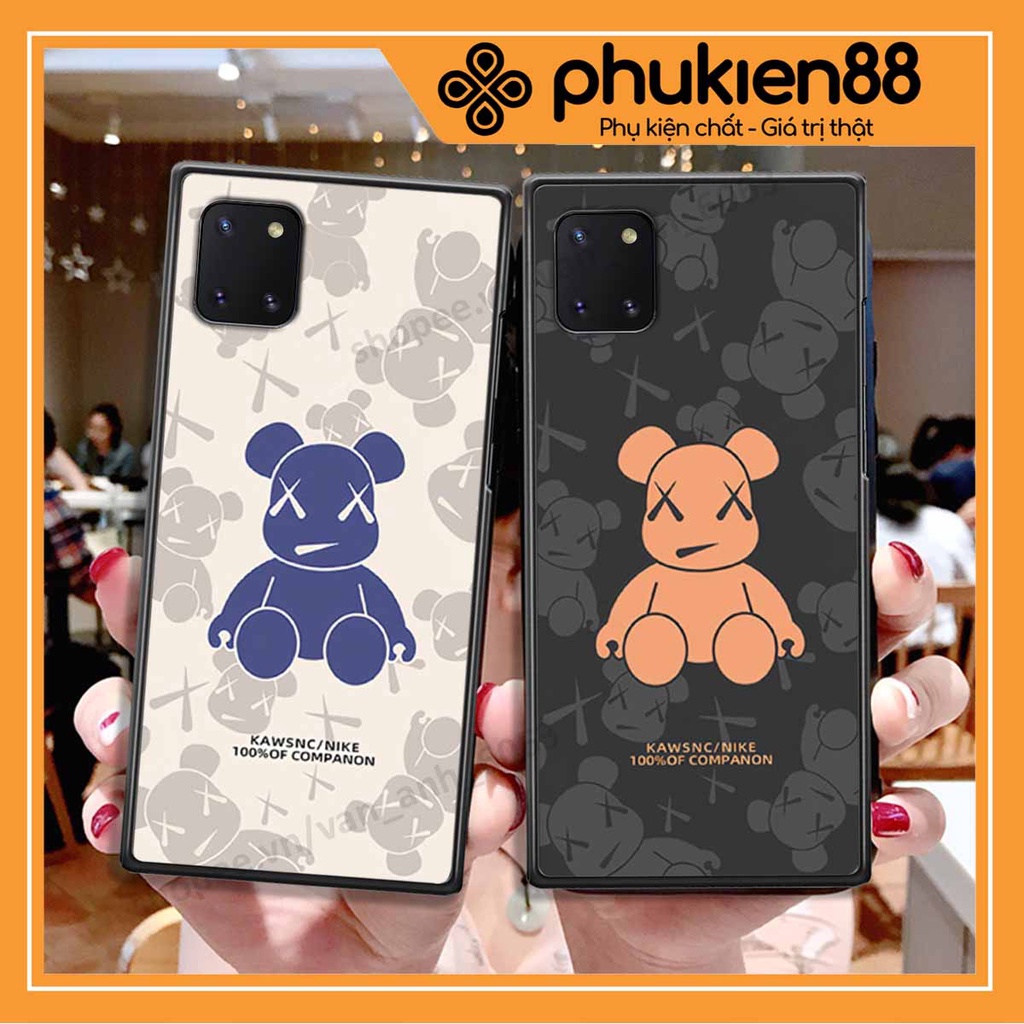 Ốp lưng Samsung Note 10 Lite hình Robot Bear, Kawsnc bảo vệ điện thoại