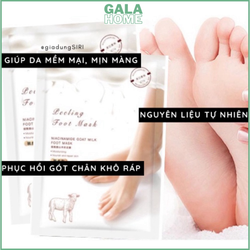 Mặt nạ chân giúp cho đôi chân mềm mại, trắng sáng hiệu quả trong 2-7 ngày GALA HOME