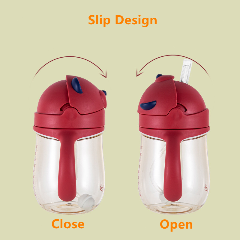 DILLER Milk Bottle Children Water Bottle Bpa Free Ppsu Leakproof (300ml) Mlh8860
