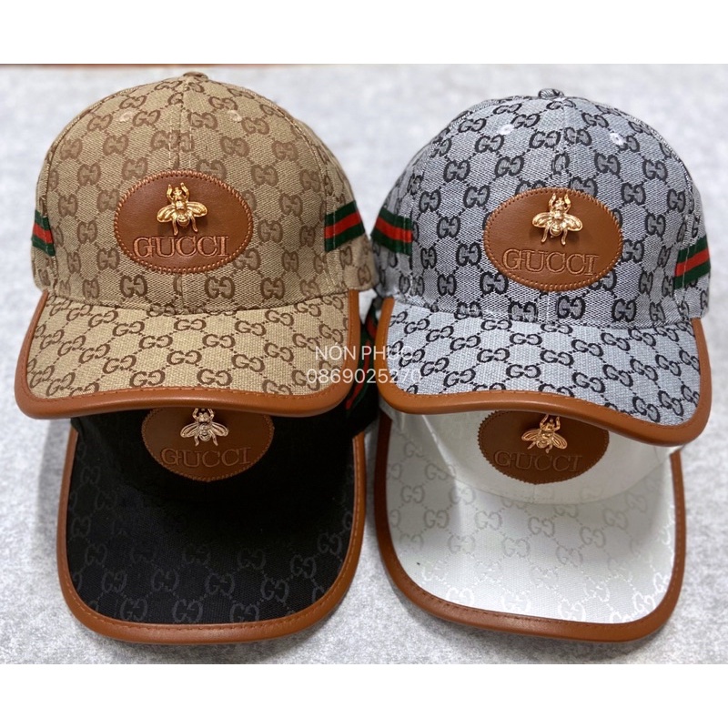 NÓN KẾT DỆT LOGO DA ONG CUCI THỜI TRANG