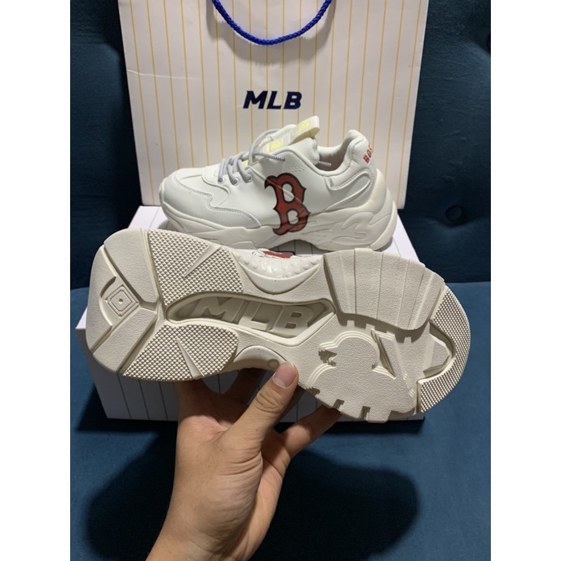 Hành đẹp có sẵn Giày thể thao nữ M.L.B Boston micky đỏ siêu hot (chuẩn 11)