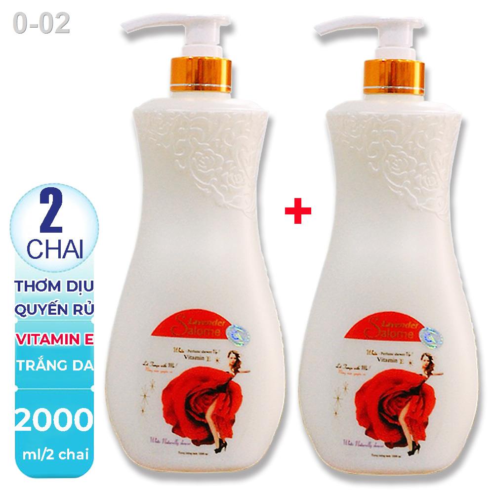 [ DEAL MỚI - THƠM NỒNG NÀN QUYẾN RŨ ] Combo 02 Chai x 1000ml Sữa tắm Hoa hồng tươi kèm bổ xung Vitamin