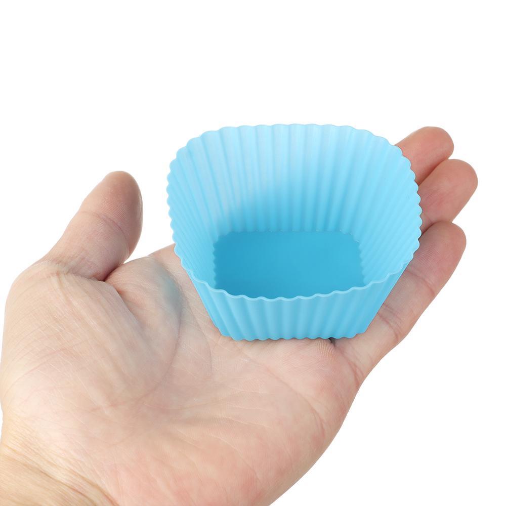 NIUYOU Giấy Gói Bánh Muffin DIY Màu Sắc Ngẫu Nhiên