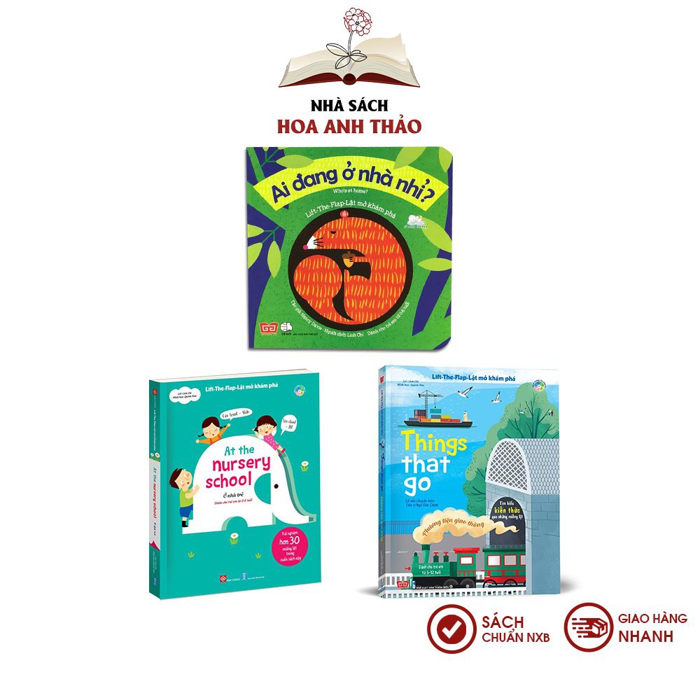 Sách - Lift - The - Flap Lật mở khám phá song ngữ Việt Anh (nhiều chủ đề)