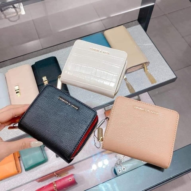 Ví CnK xuất mini gập kéo có Dây đeo chéo hàng like Auutth fullbox