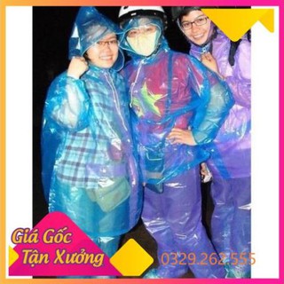(Siêu Sale)  [Hàng dầy đẹp] Áo mưa Bộ Nilon Tiện lợi Đi Đường, Đi Phượt siêu bền