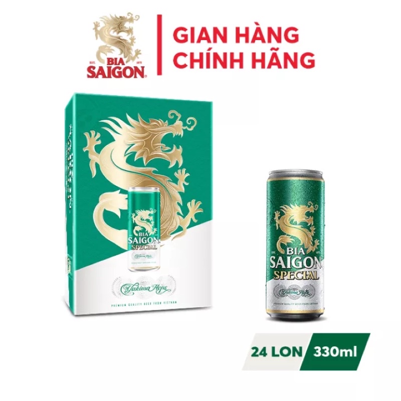 Bia Sài Gòn Specal thùng 24 lon cao ( date 10/2023)